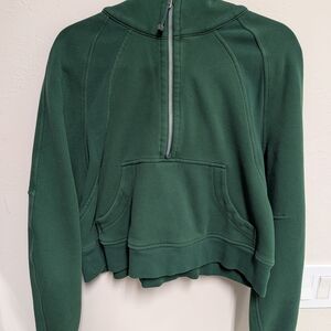 lululemon athletica Forest Green Half-Zip Sweatshirt